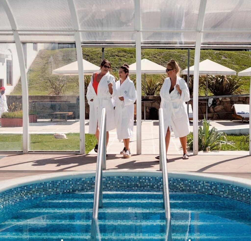 Piscina de La Posada del Qenti.
