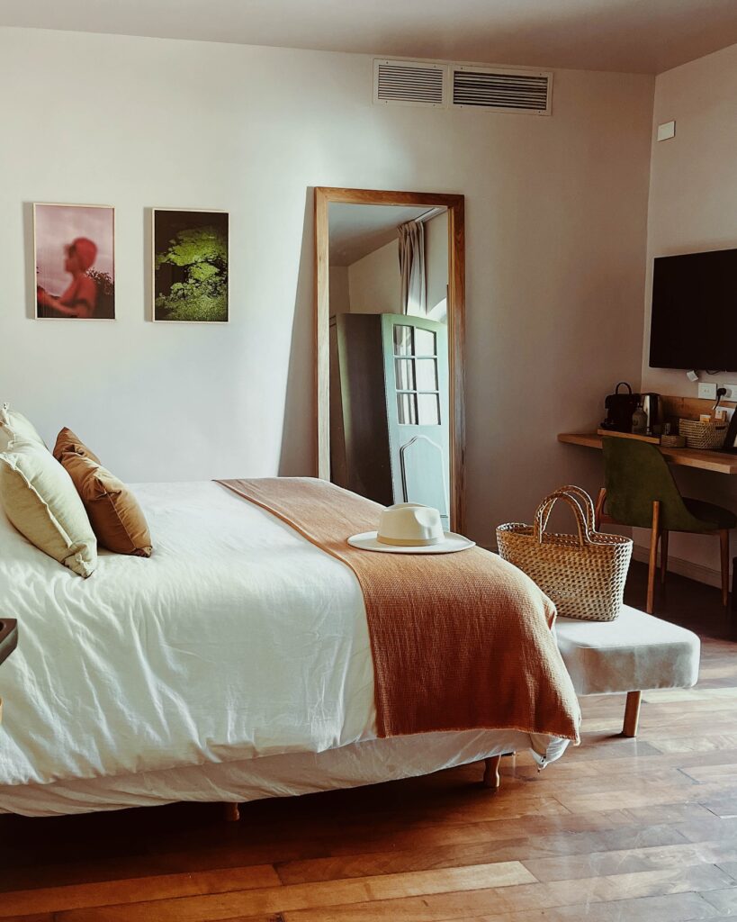 Una de las habitaciones de Casa Toledo.