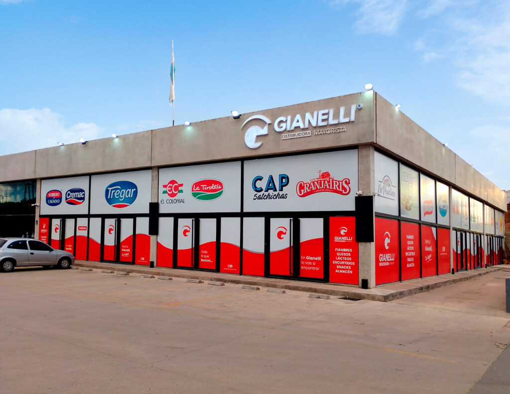 Sucursal de distribuidora Gianelli en Córdoba.