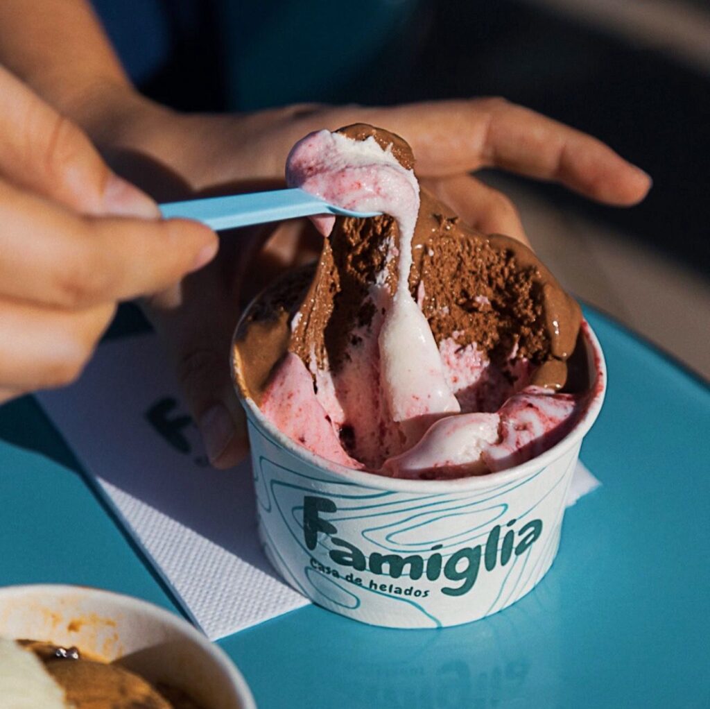 Helado de Famiglia.